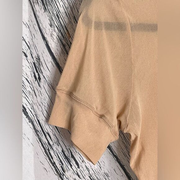 SKIMS Beige Mesh Cropped Top XL - Picture 4 of 10